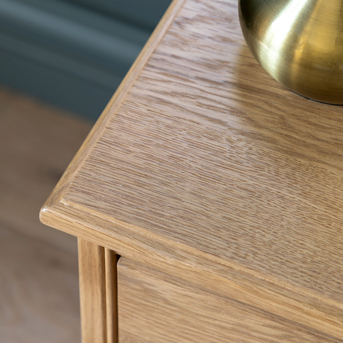 Malvern 1 Drawer Bedside – Light Wood Oak – 1 Drawer (view 4)
