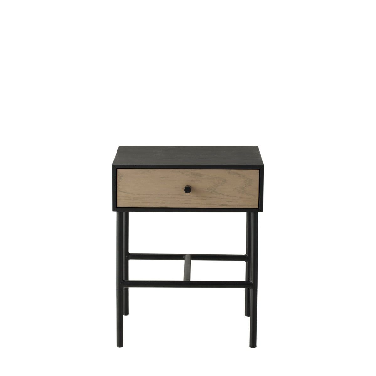 Carbury 1 Drawer Bedside Table – Light Wood MDF – 1 Drawer
