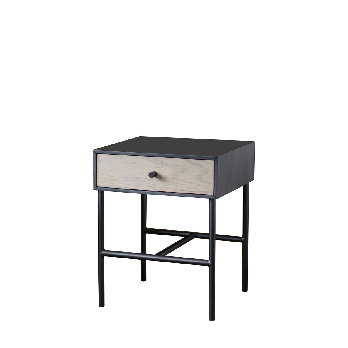 Carbury 1 Drawer Bedside Table – Light Wood MDF – 1 Drawer (view 4)