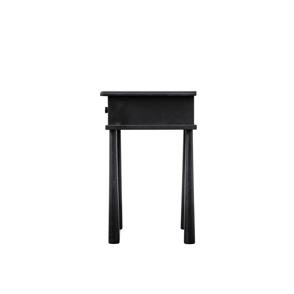 Wycombe 1 Drawer Bedside Black – Black MDF – 1 Drawer (view 6)