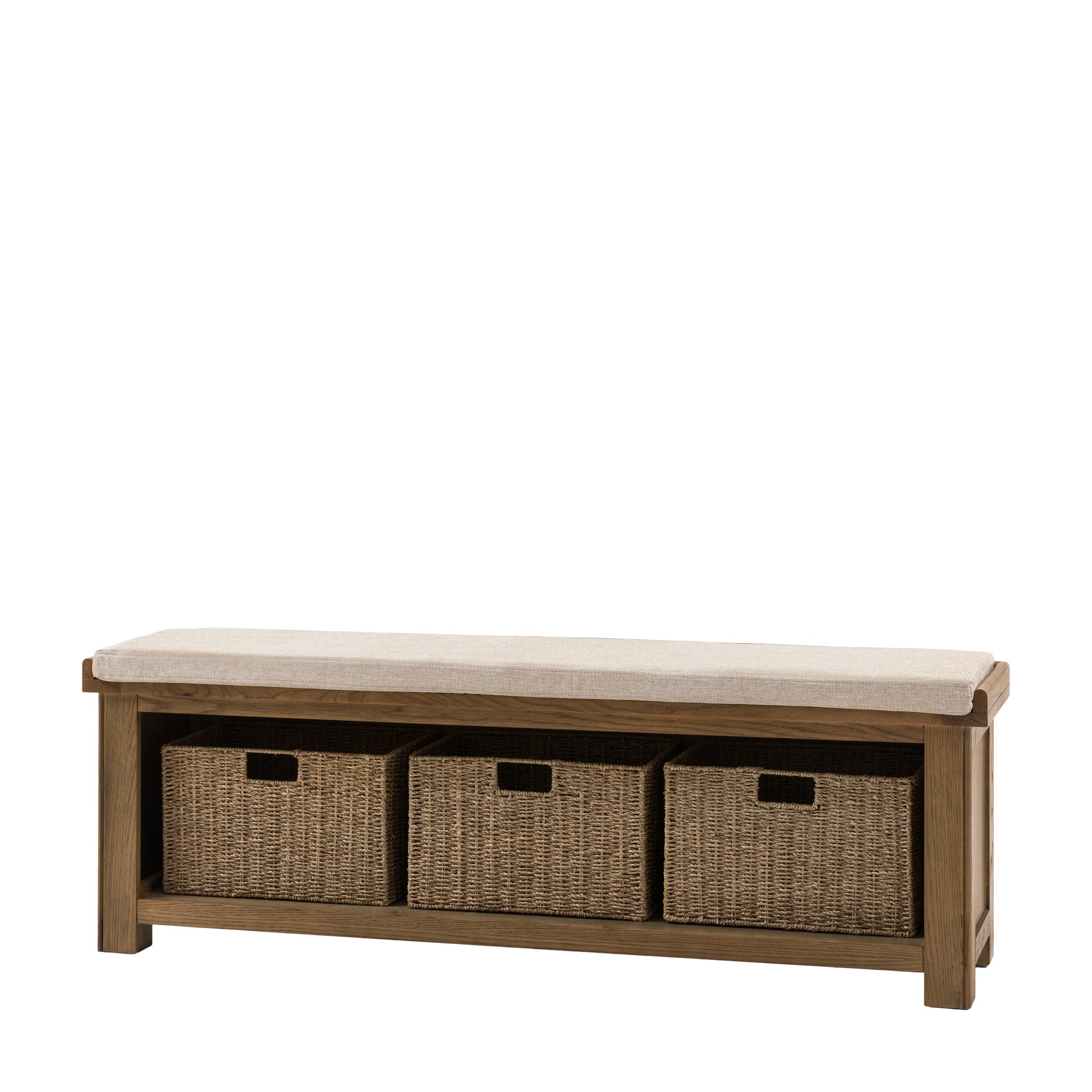 Hardwick Hall Bench 1480x380x500mm – Light Wood