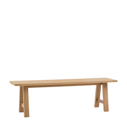 Eton Trestle Dining Bench Natural – Natural