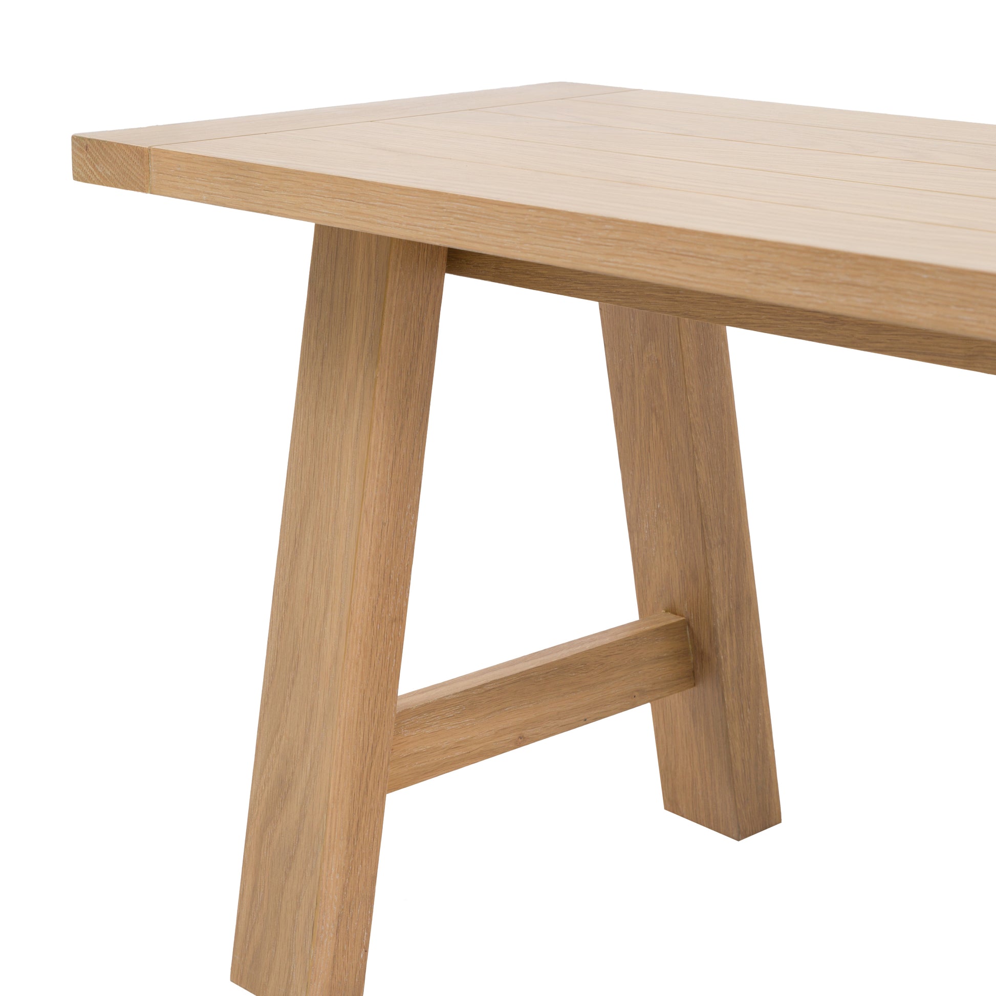 Eton Trestle Dining Bench Natural – Natural