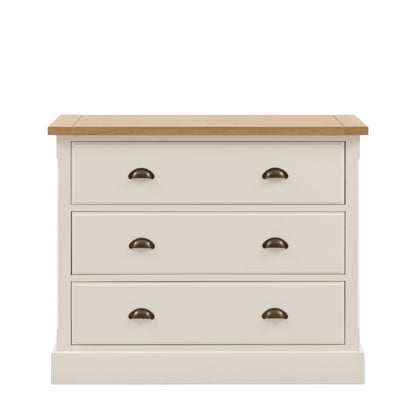 Eton 3 Drawer Chest White – White