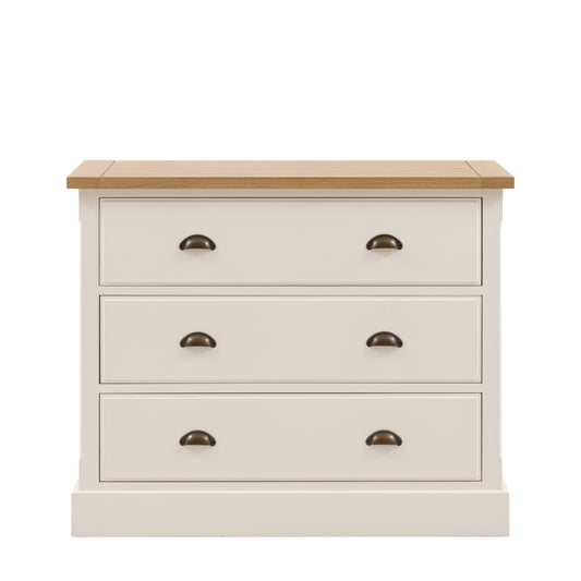 Eton 3 Drawer Chest White – White