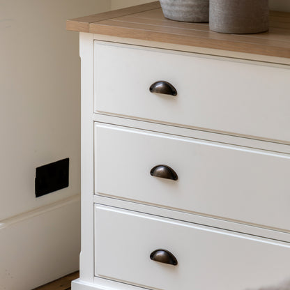 Eton 3 Drawer Chest White – White