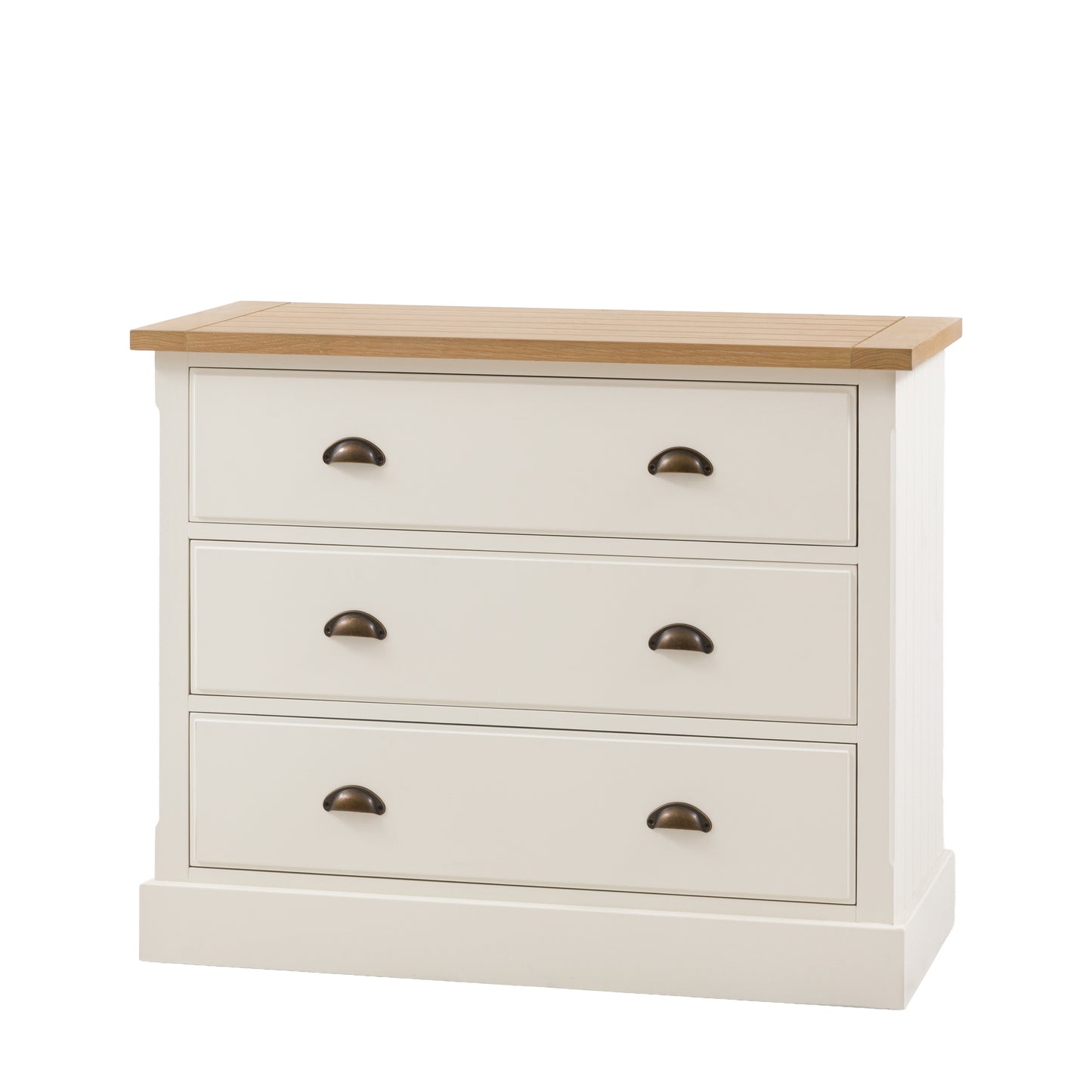 Eton 3 Drawer Chest White – White