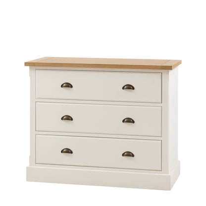 Eton 3 Drawer Chest White – White