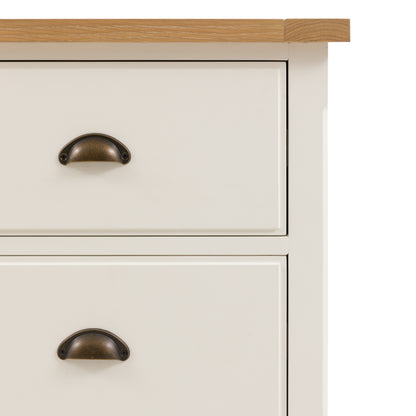 Eton 3 Drawer Chest White – White