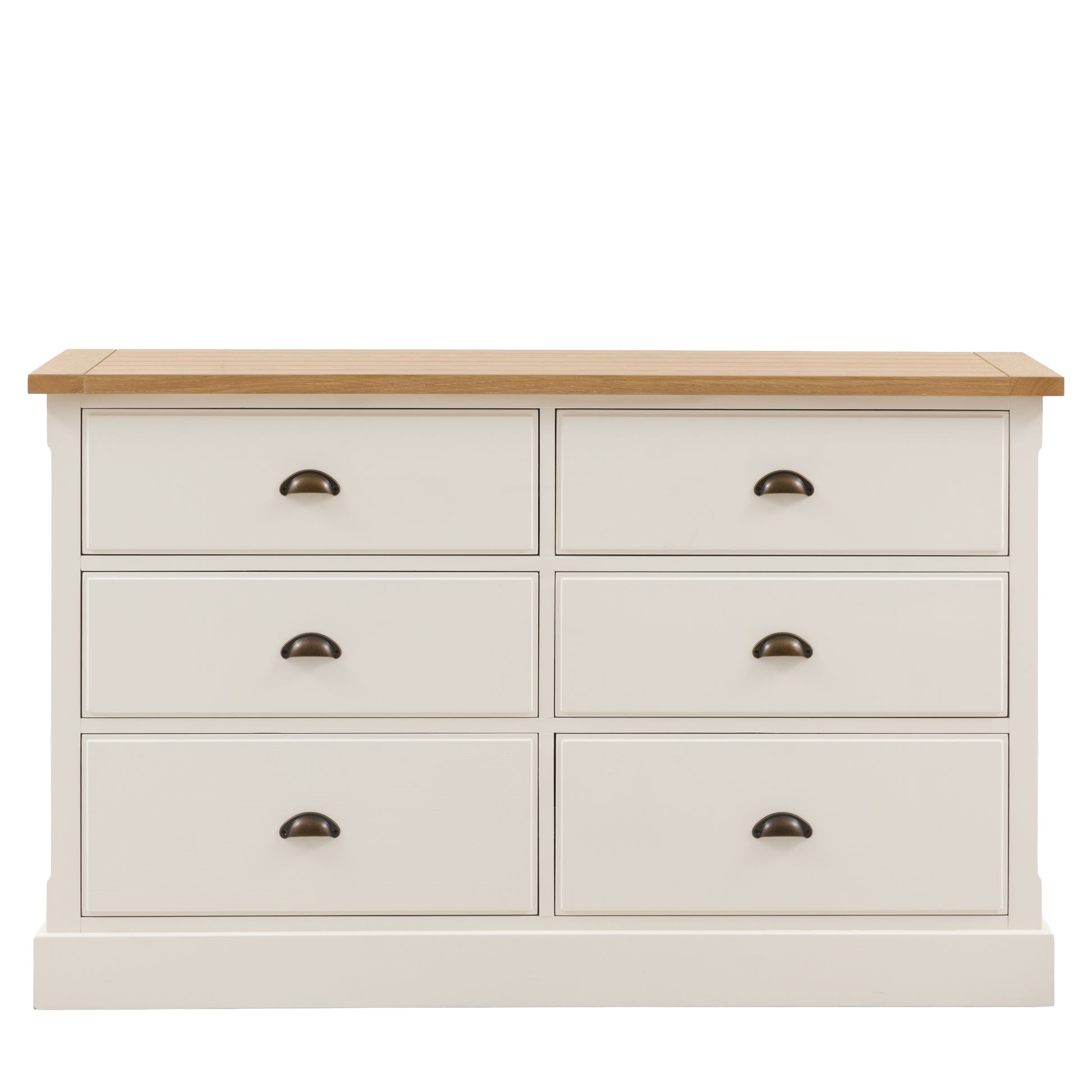 Eton 6 Drawer Chest White – White