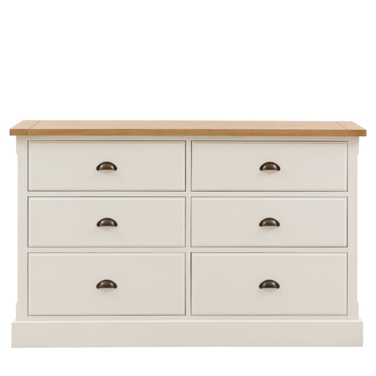 Eton 6 Drawer Chest White – White