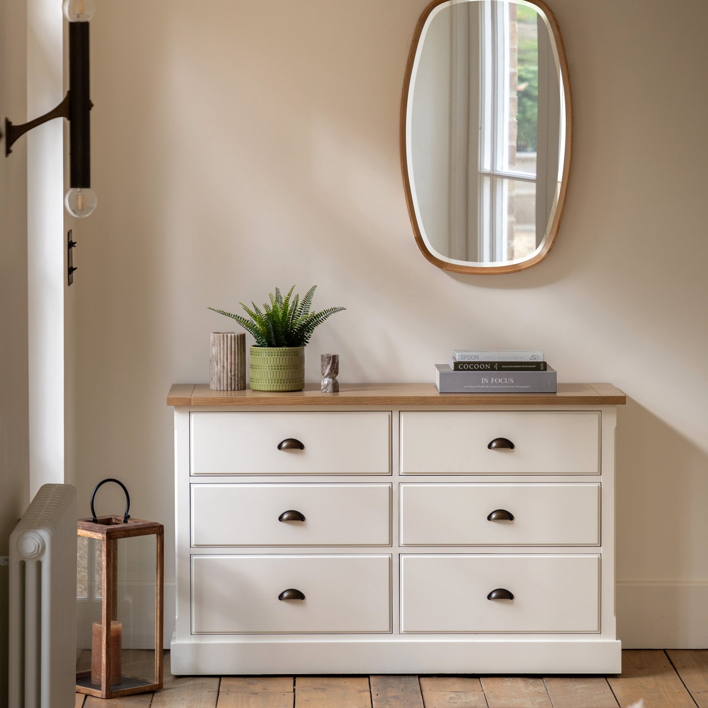 Eton 6 Drawer Chest White – White