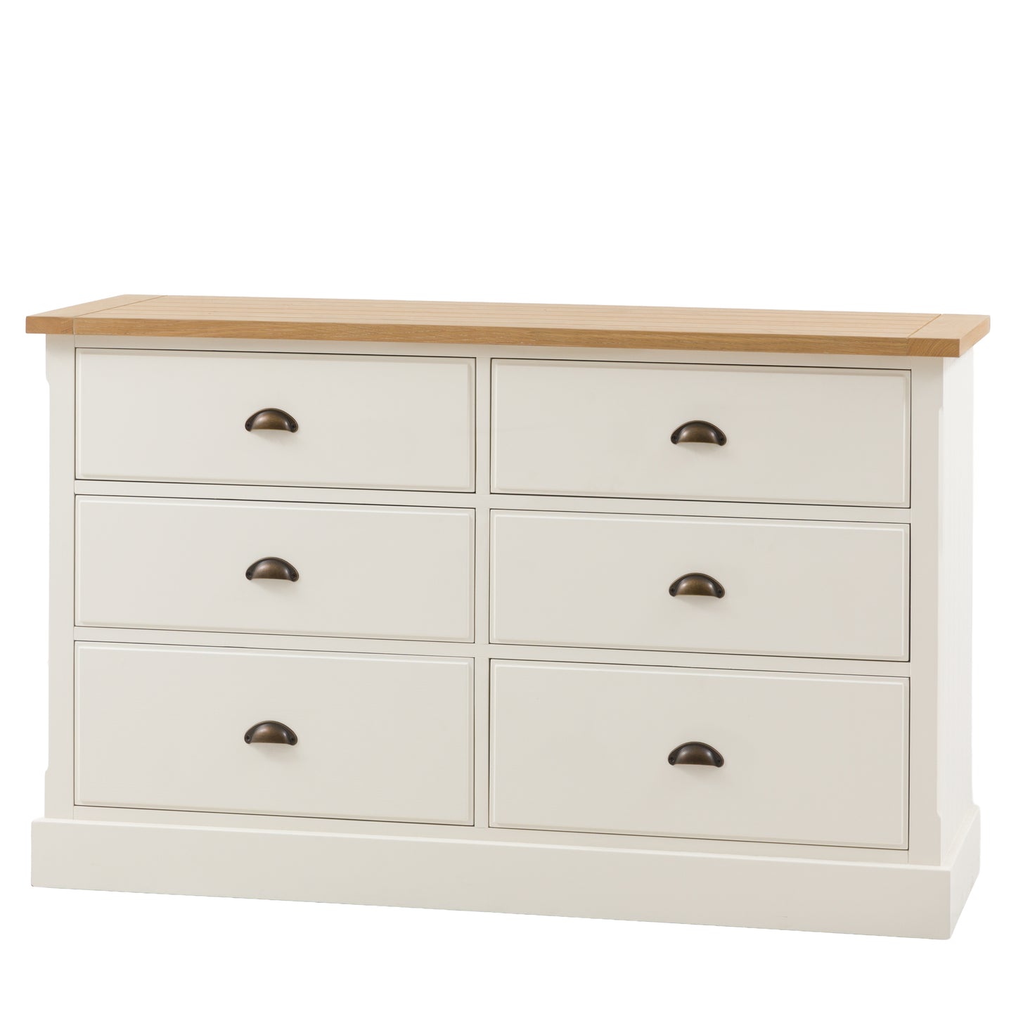 Eton 6 Drawer Chest White – White