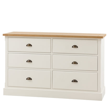 Eton 6 Drawer Chest White – White