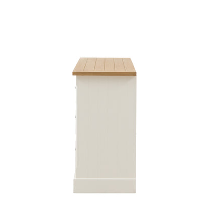 Eton 6 Drawer Chest White – White