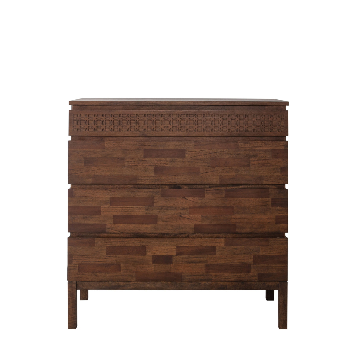 Boho Retreat 4 Drawer Chest – Brown Mango – 4 Drawers