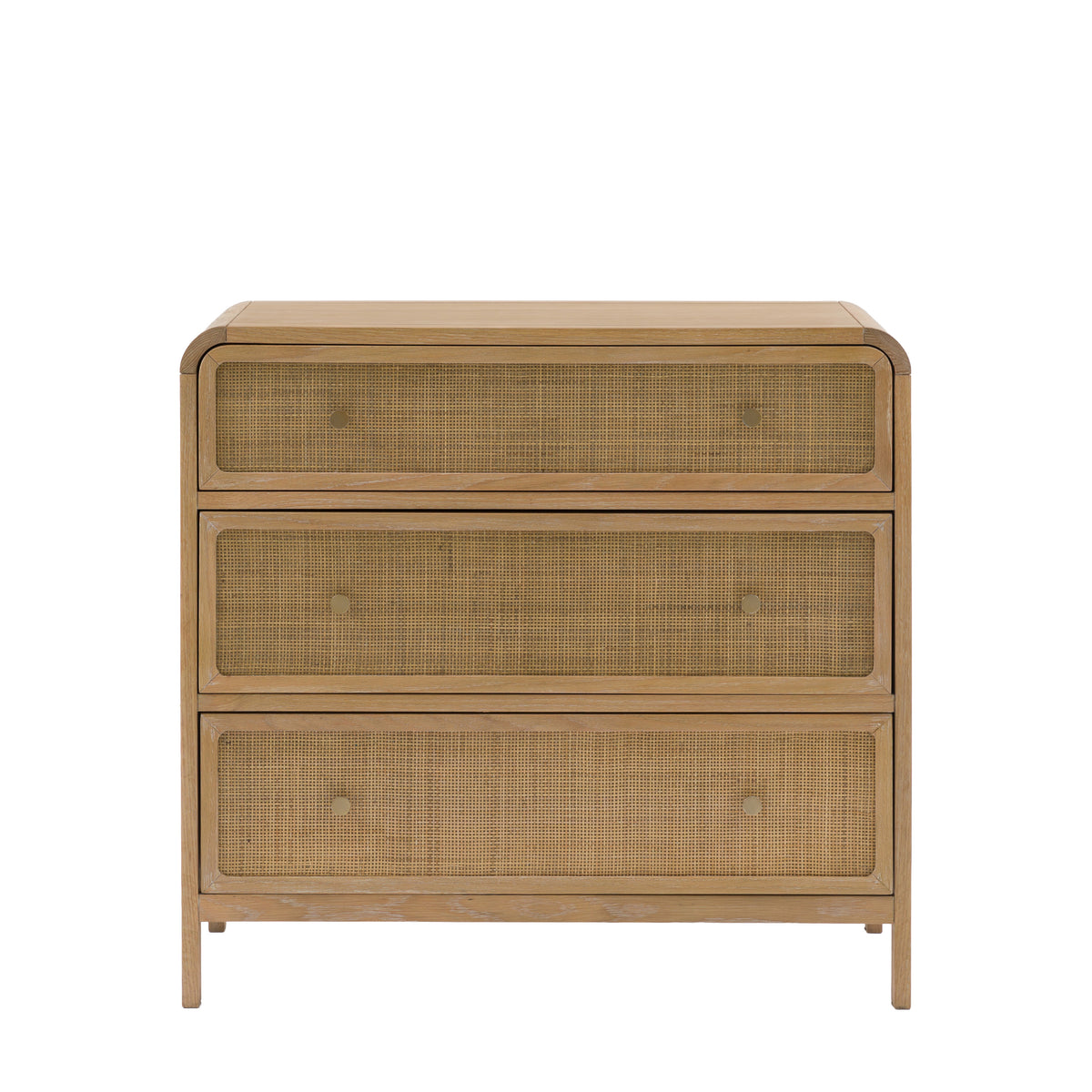 Bibury 3 Drawer Chest – Natural MDF – 3 Drawers