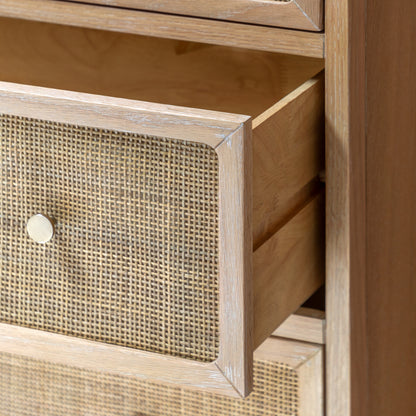 Bibury 3 Drawer Chest – Natural MDF – 3 Drawers (view 4)