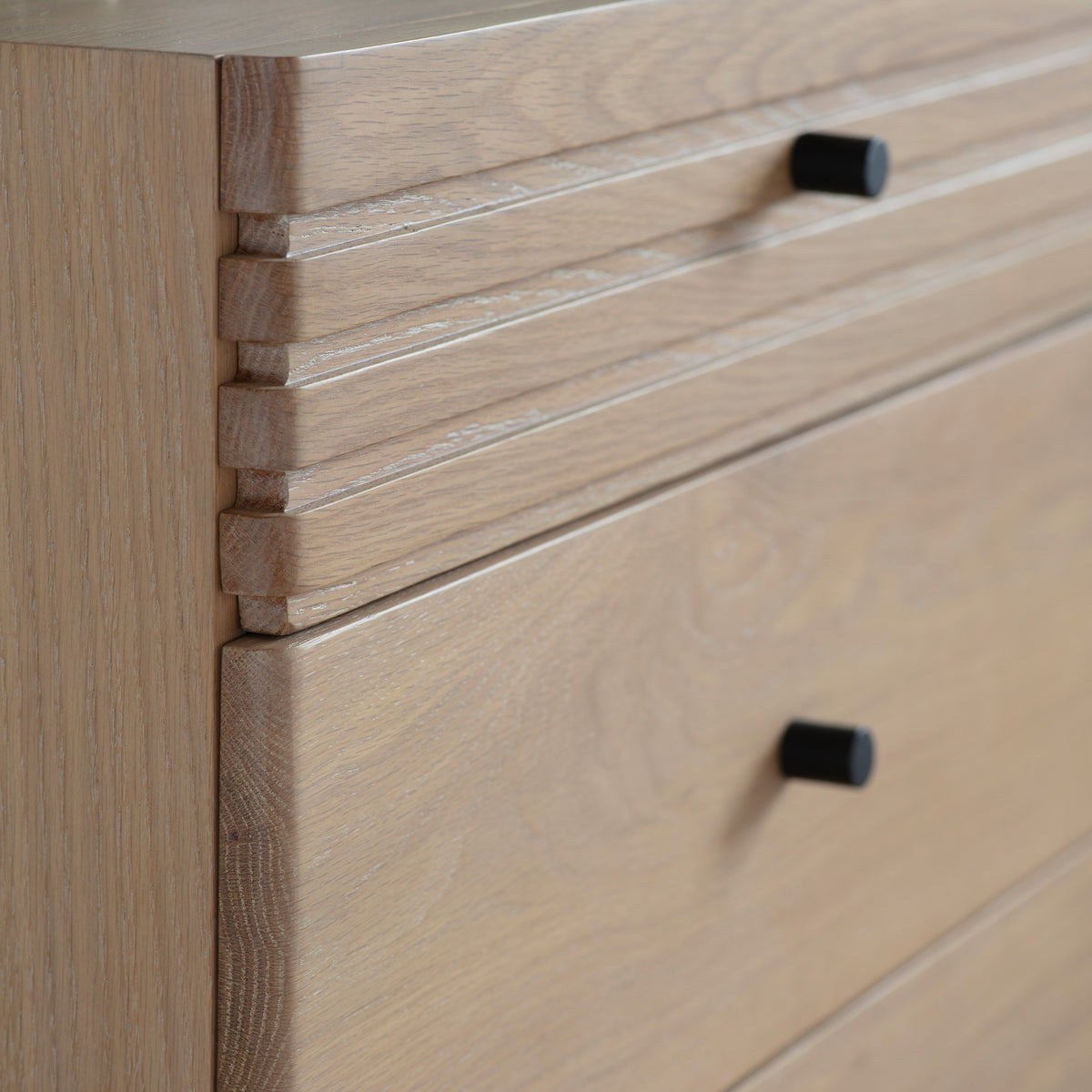 Okayama 6 Drawer Chest – Natural Oak – 6 Drawers (view 4)