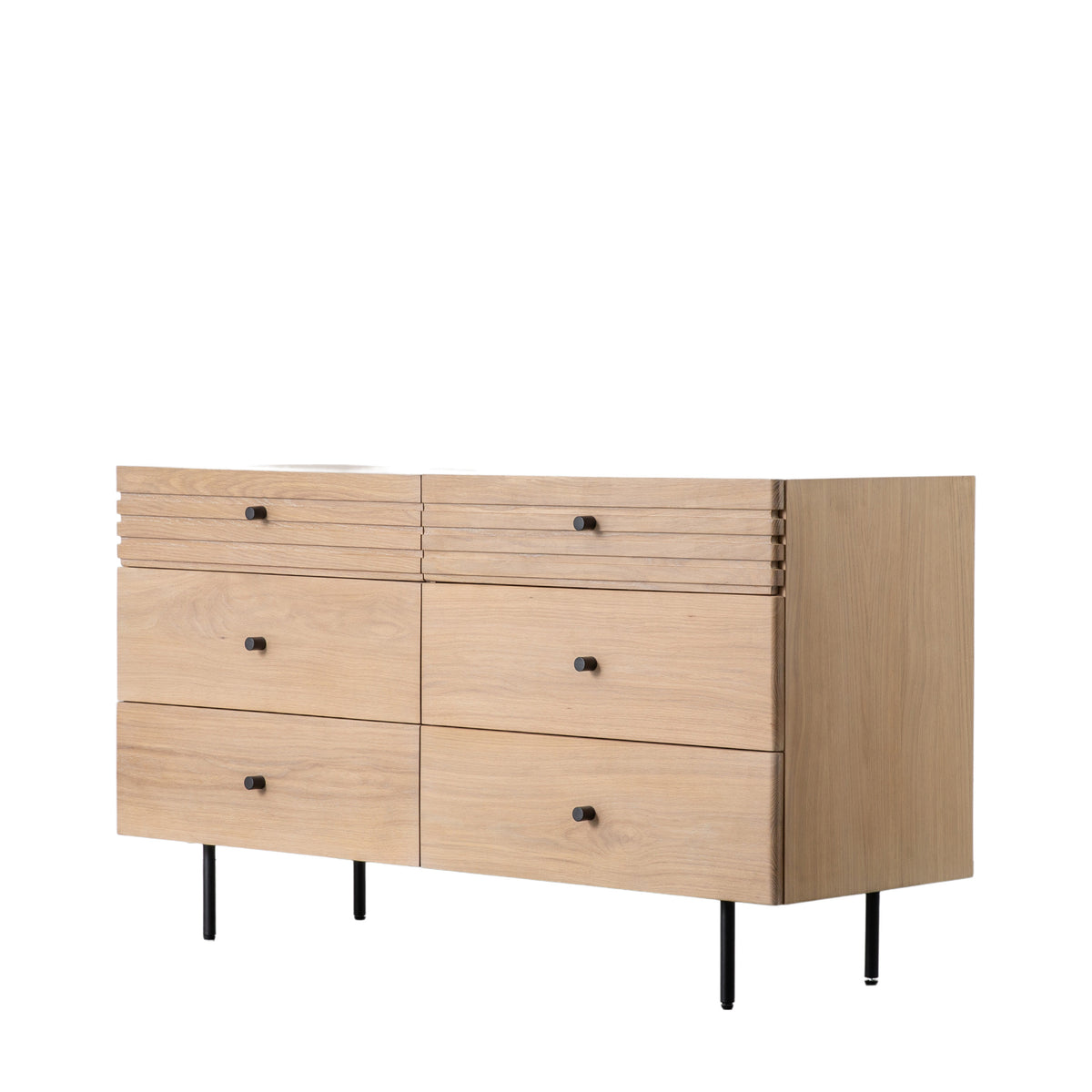 Okayama 6 Drawer Chest – Natural Oak – 6 Drawers (view 5)