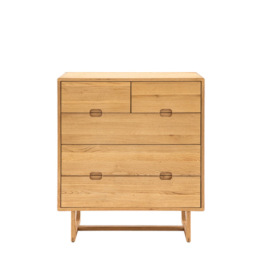 Craft 5 Drawer Chest Natural – Natural Oak – 5 Drawers