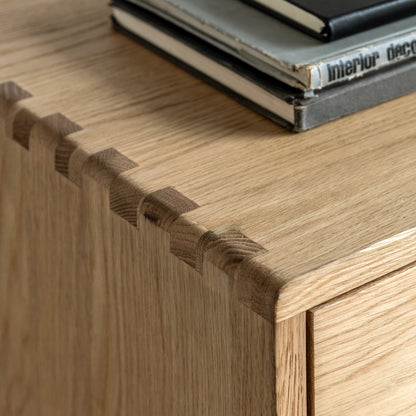 Craft 5 Drawer Chest Natural – Natural Oak – 5 Drawers (view 3)