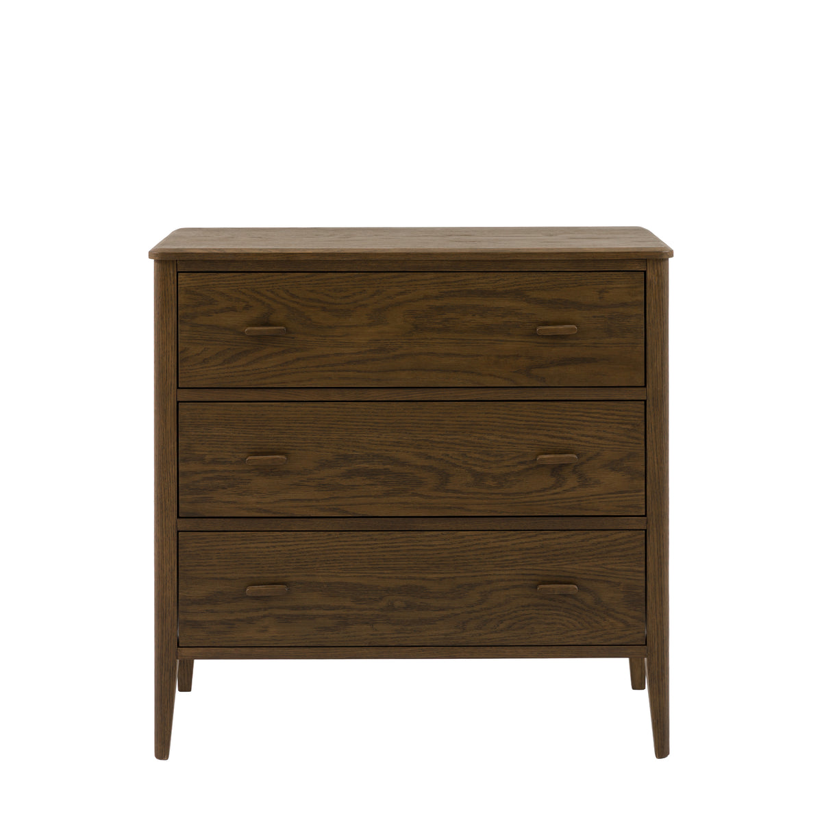 Camden 3 Drawer Chest Walnut – Brown MDF – 3 Drawers