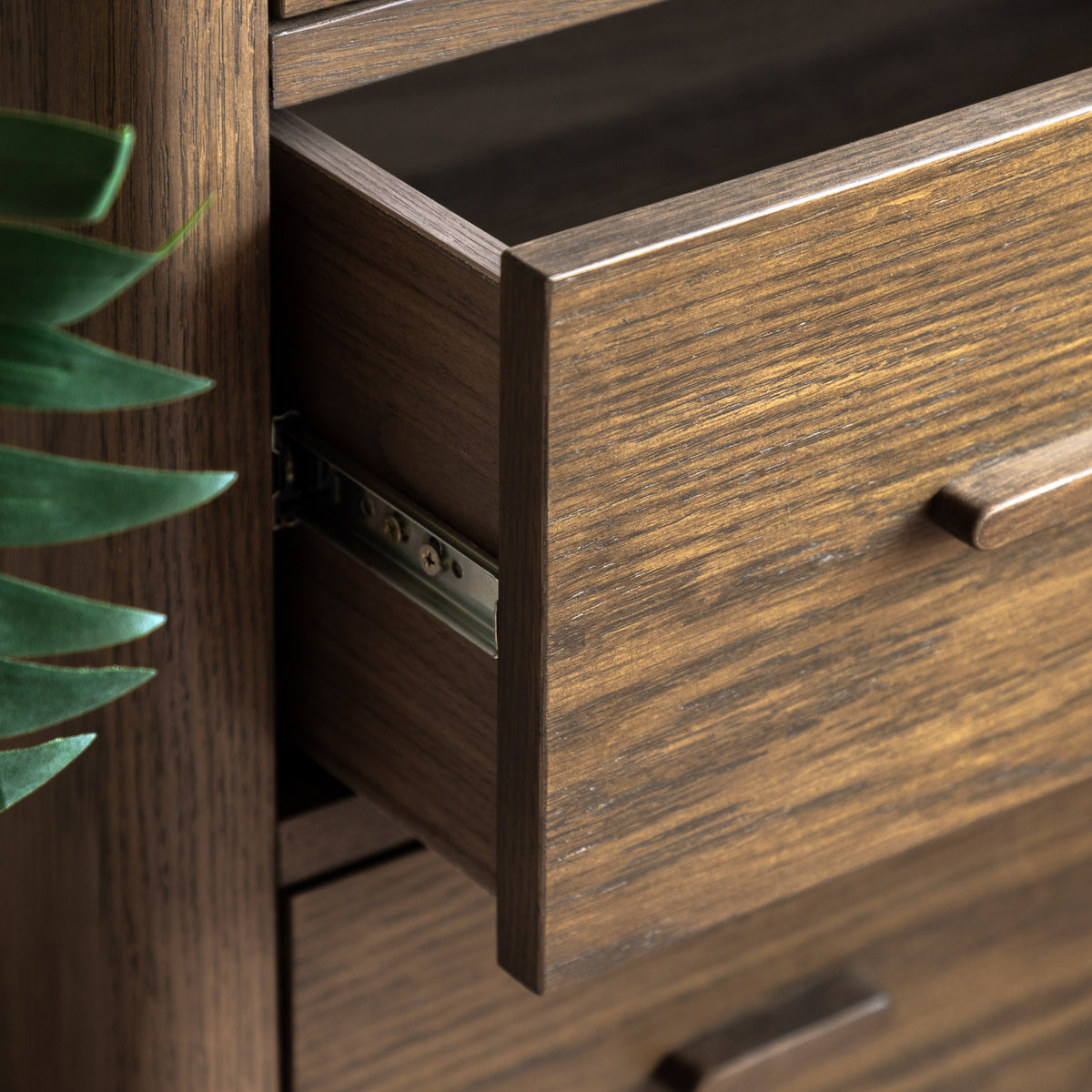 Camden 3 Drawer Chest Walnut – Brown MDF – 3 Drawers (view 4)