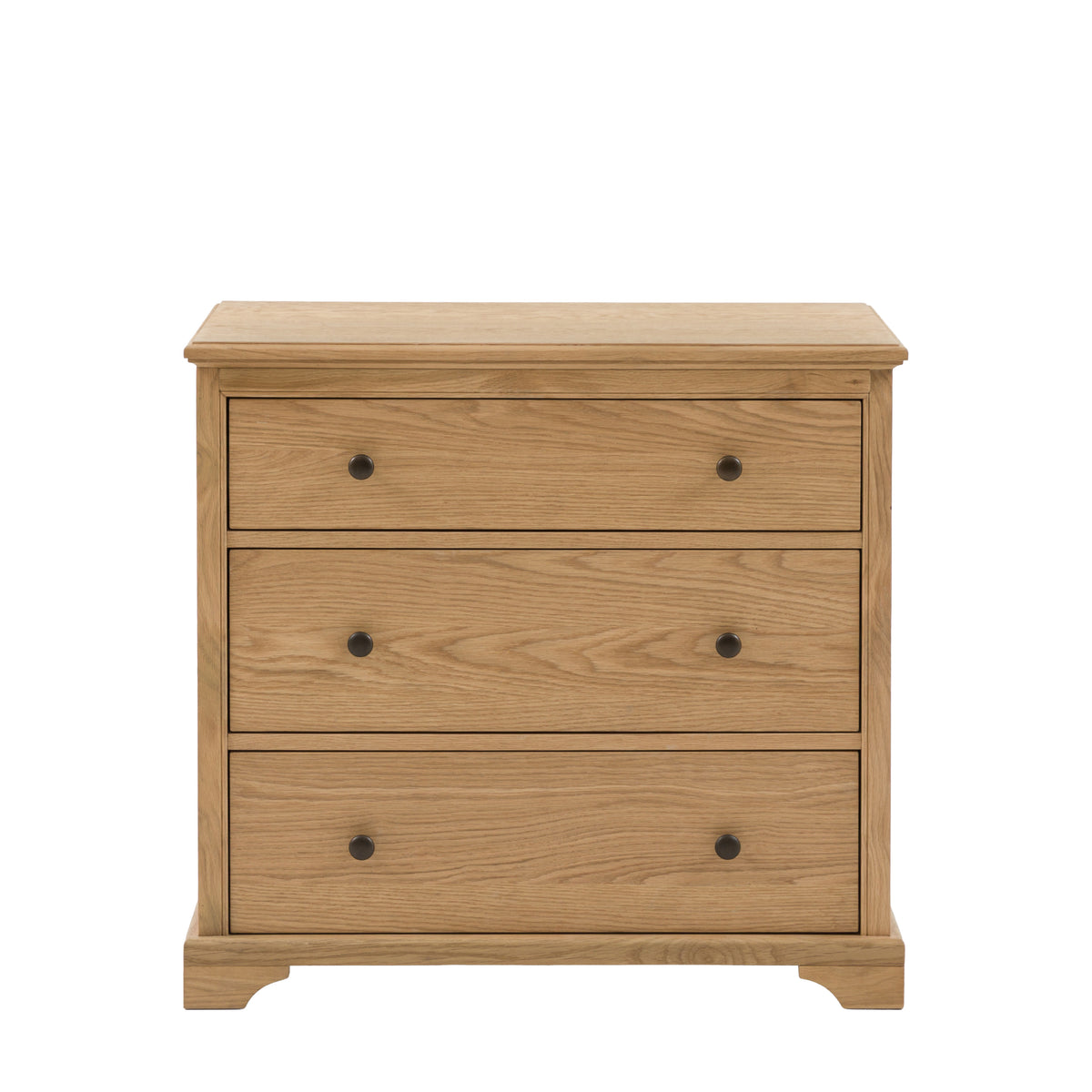 Malvern 3 Drawer Chest – Light Wood Oak – 3 Drawers
