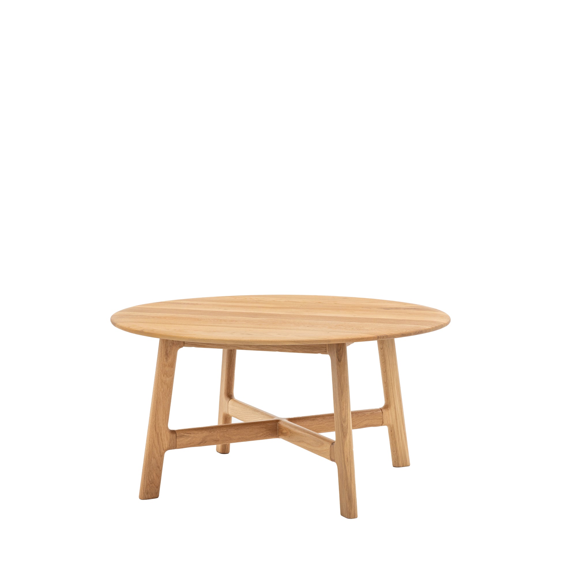 Madrid Round Coffee Table – Light Wood