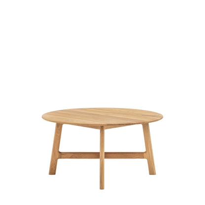 Madrid Round Coffee Table – Light Wood