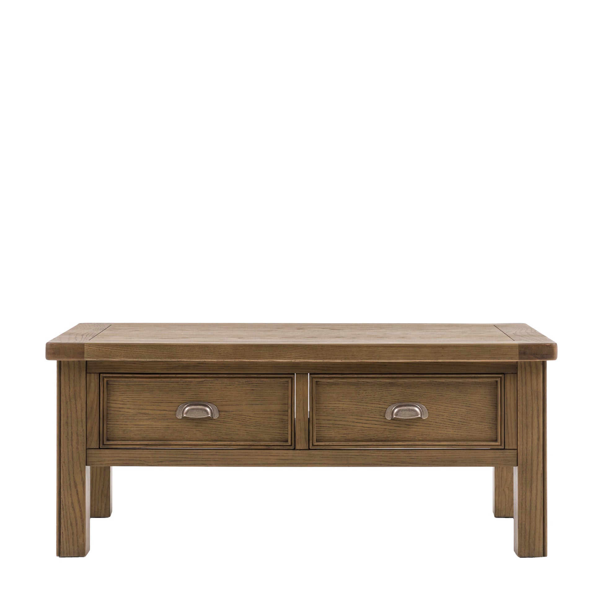 Hardwick 2 Drawer Coffee Table 1200x600x500mm – Light Wood