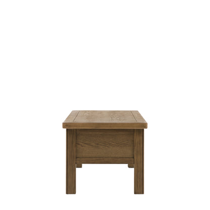 Hardwick 2 Drawer Coffee Table 1200x600x500mm – Light Wood