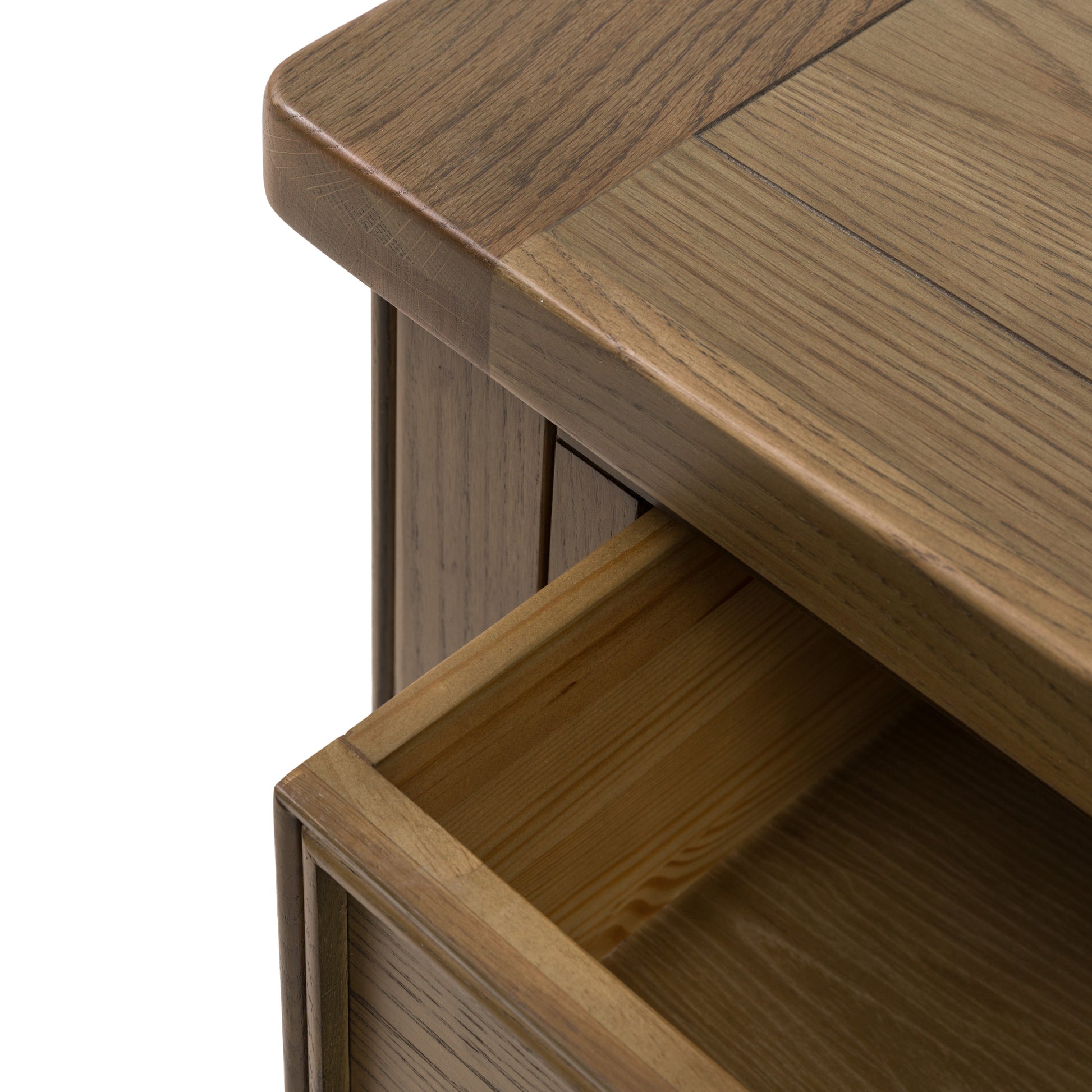 Hardwick 2 Drawer Coffee Table 1200x600x500mm – Light Wood