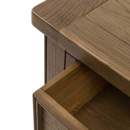 Hardwick 2 Drawer Coffee Table 1200x600x500mm – Light Wood