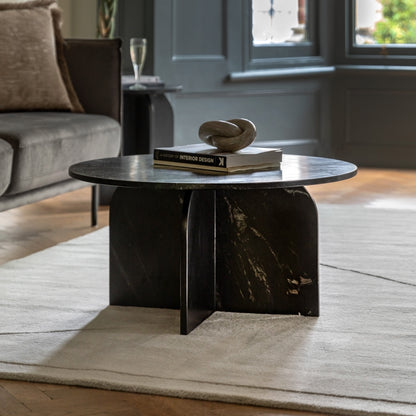 Amalfi Round Marble Coffee Table