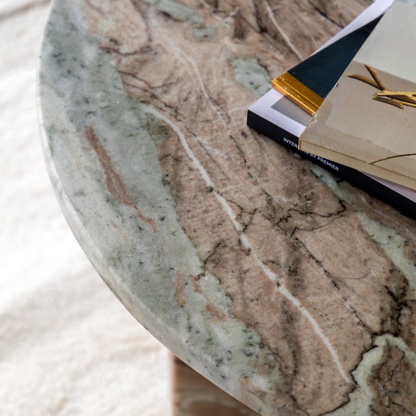 Amalfi Round Marble Coffee Table