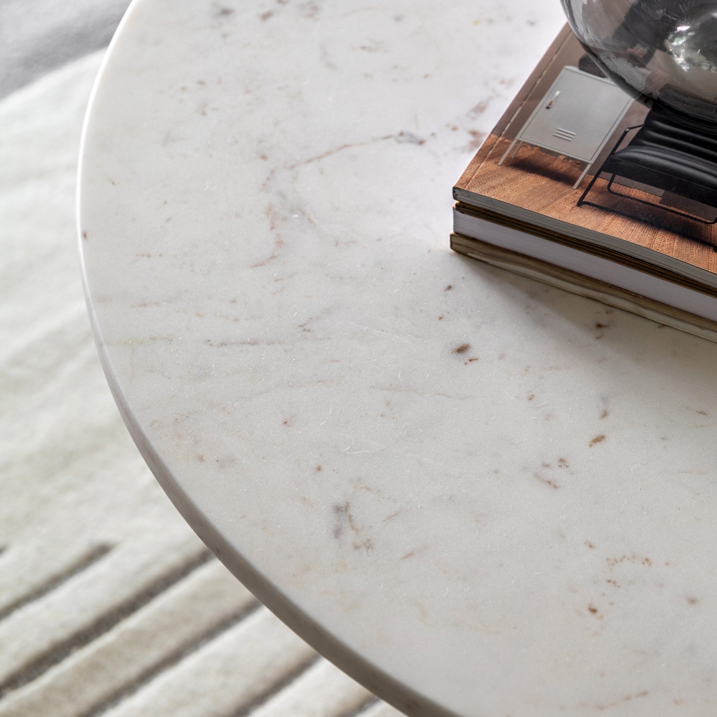 Amalfi Round Marble Coffee Table
