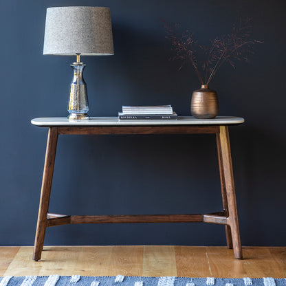 Barcelona Console Table – Dark Wood
