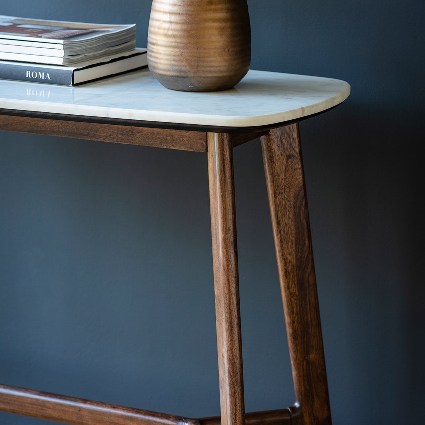 Barcelona Console Table – Dark Wood
