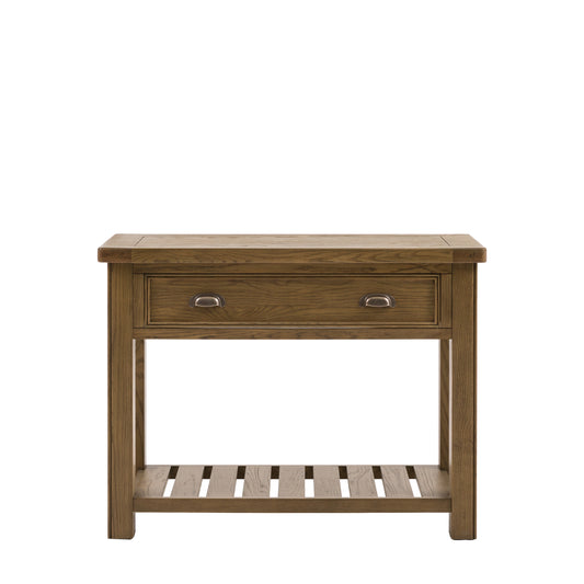 Hardwick 1 Drawer Console Table 1060x440x800mm – Light Wood