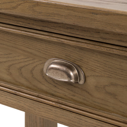 Hardwick 2 Drawer Console Table 1480x440x800mm – Light Wood