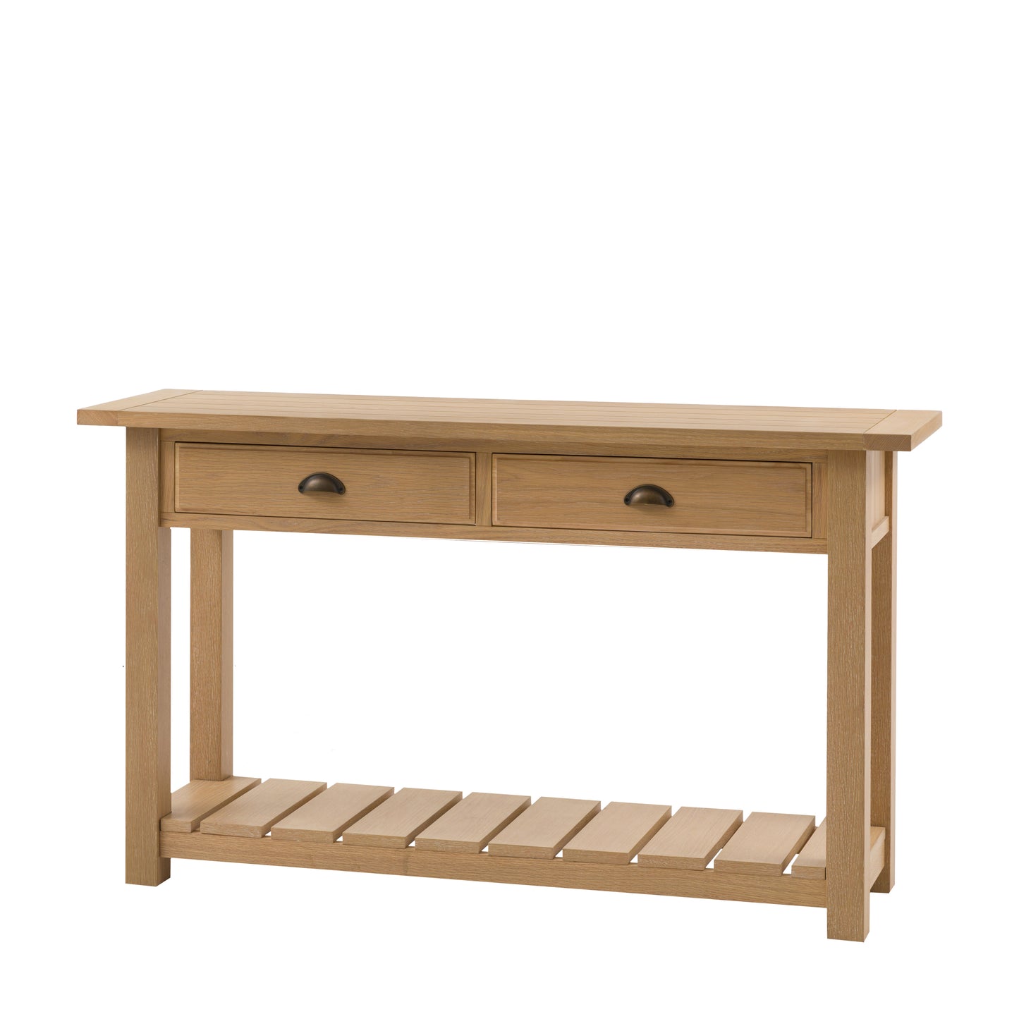 Eton 2 Drawer Console Natural 1400x380x800mm – Natural