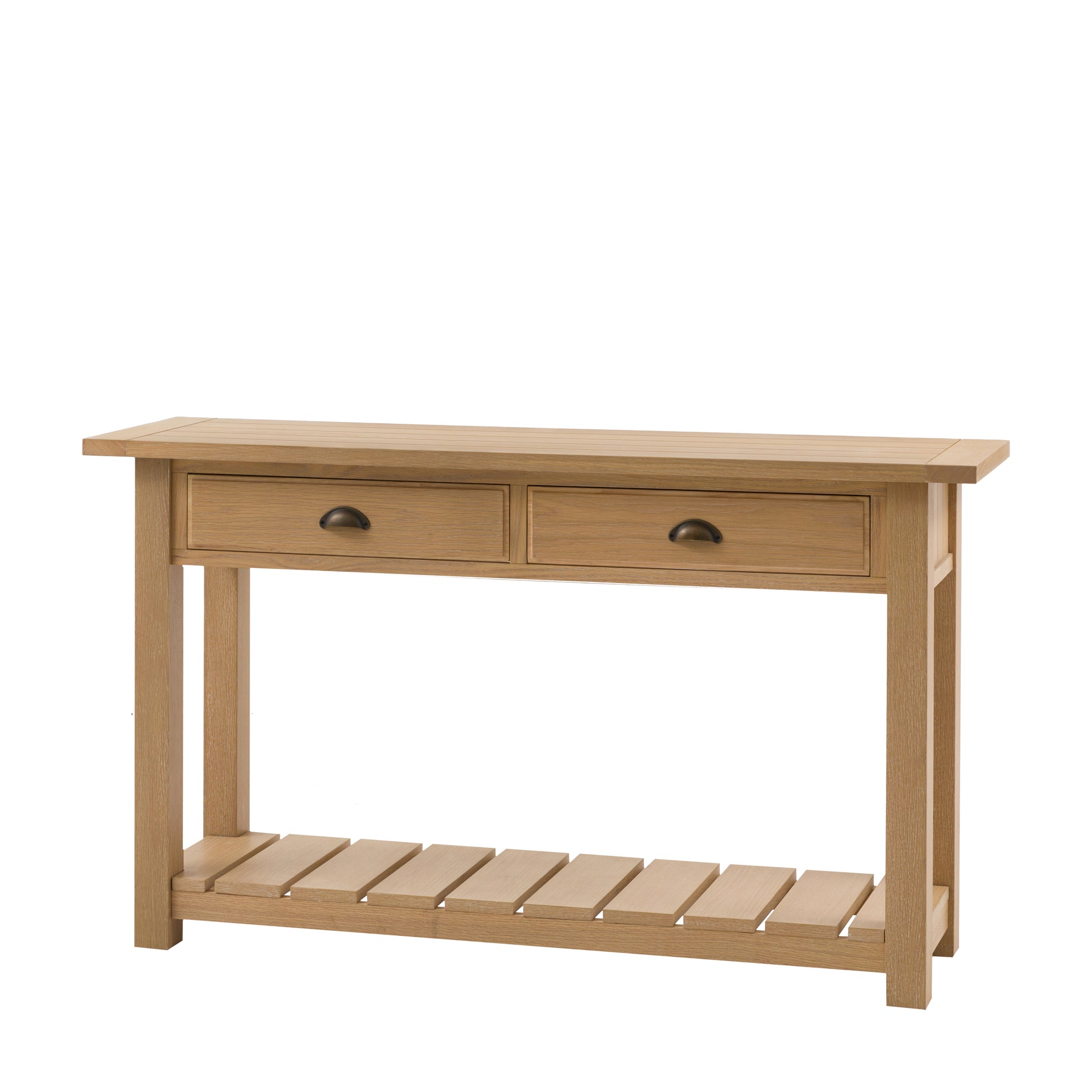 Eton 2 Drawer Console Natural 1400x380x800mm – Natural