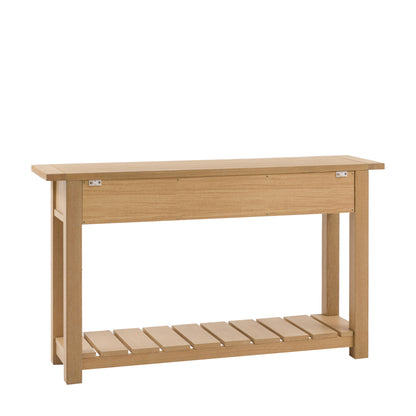 Eton 2 Drawer Console Natural 1400x380x800mm – Natural