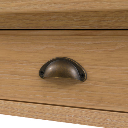 Eton 2 Drawer Console Natural 1400x380x800mm – Natural