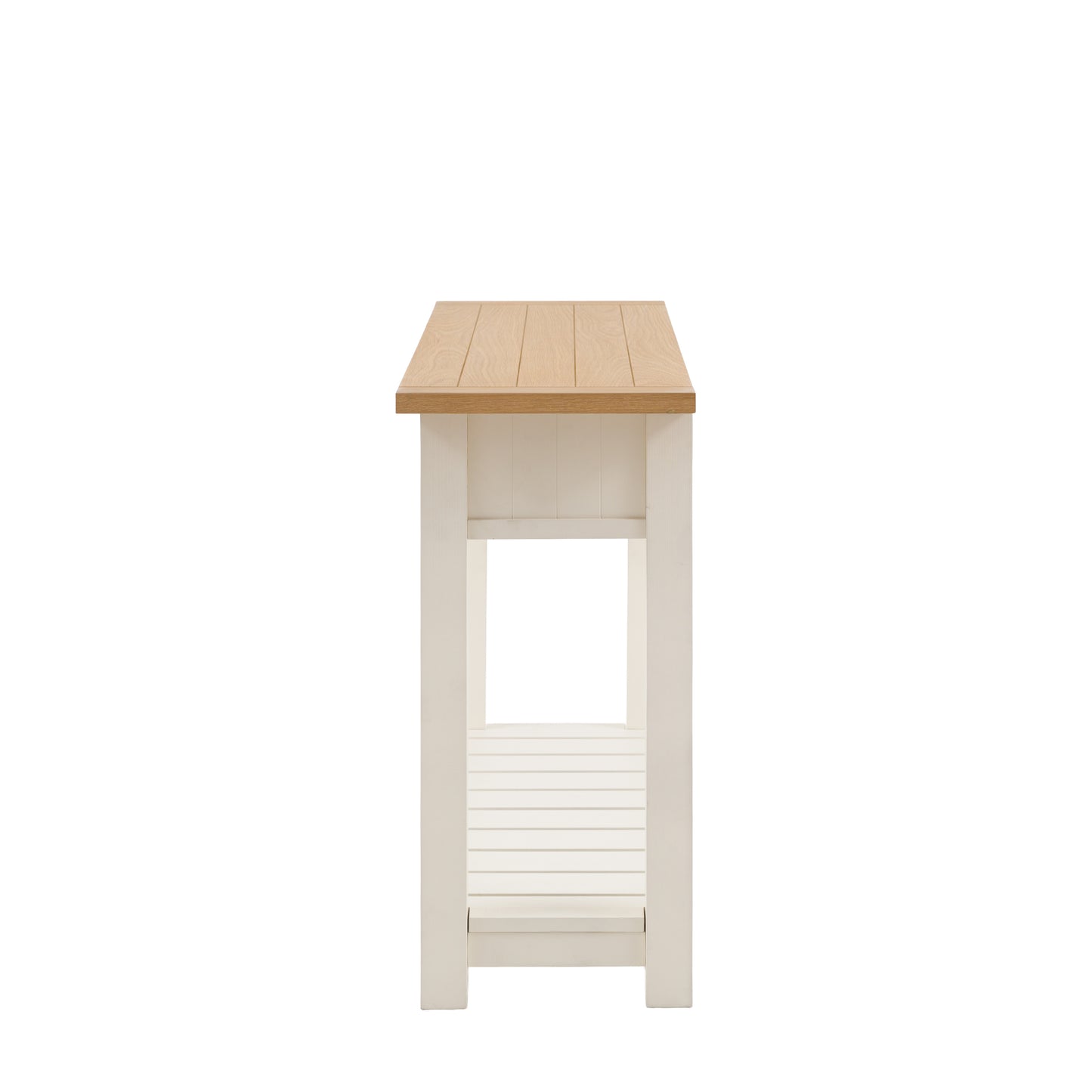 Eton 2 Drawer Console White 1400x380x800mm – White
