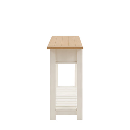 Eton 2 Drawer Console White 1400x380x800mm – White