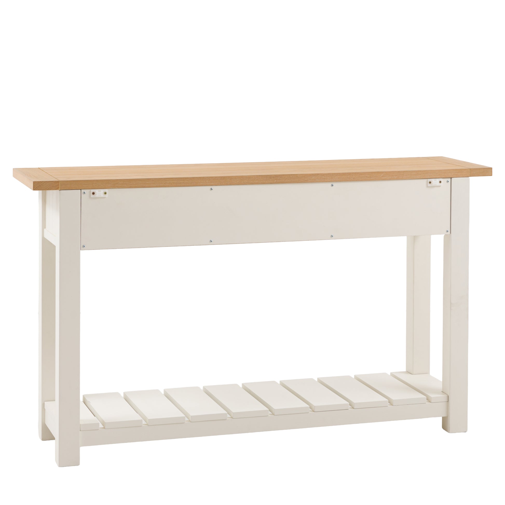 Eton 2 Drawer Console White 1400x380x800mm – White