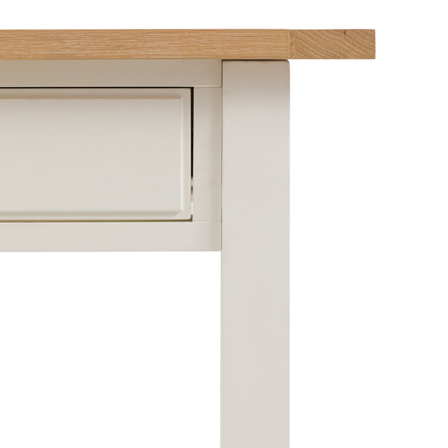 Eton 2 Drawer Console White 1400x380x800mm – White
